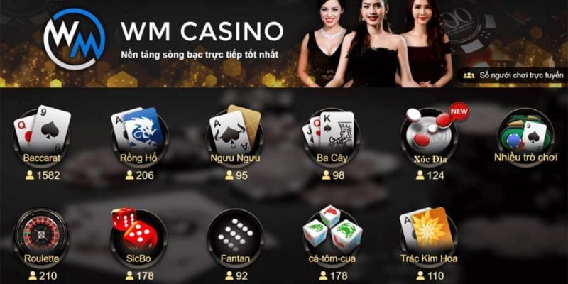Khám phá ngay kho game đỉnh cao của WM Casino tại QQ88 để cảm nhận sự khác biệt!